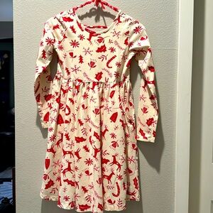 Adorable Hanna Anderson Cotton Christmas dress Size 10